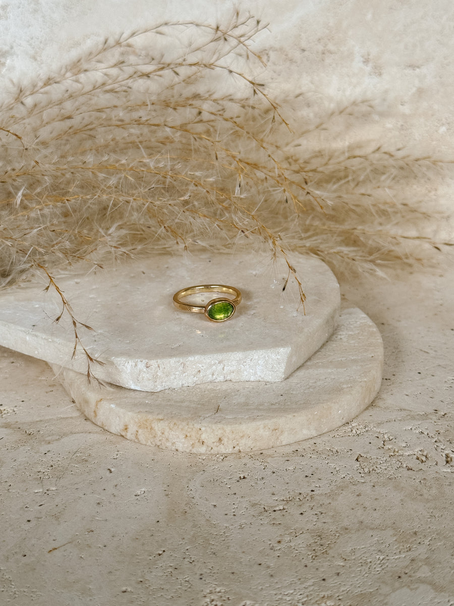 Peridot 14k Gold Fill Ring