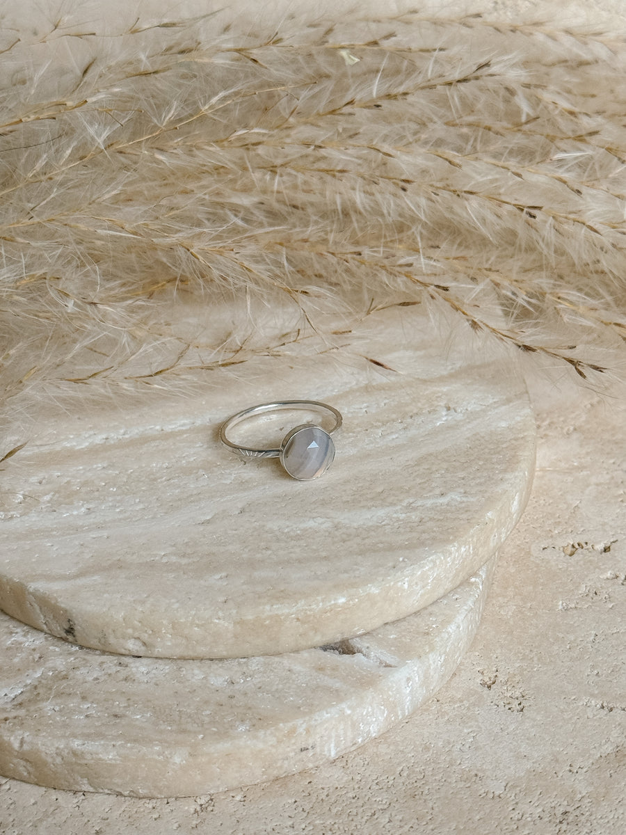 Montana Agate Sterling Silver Ring
