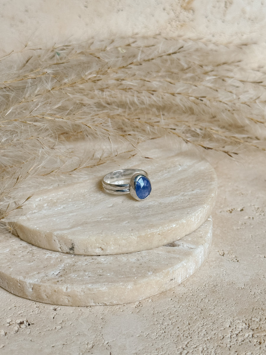 Tanzanite + Sterling Silver Ring