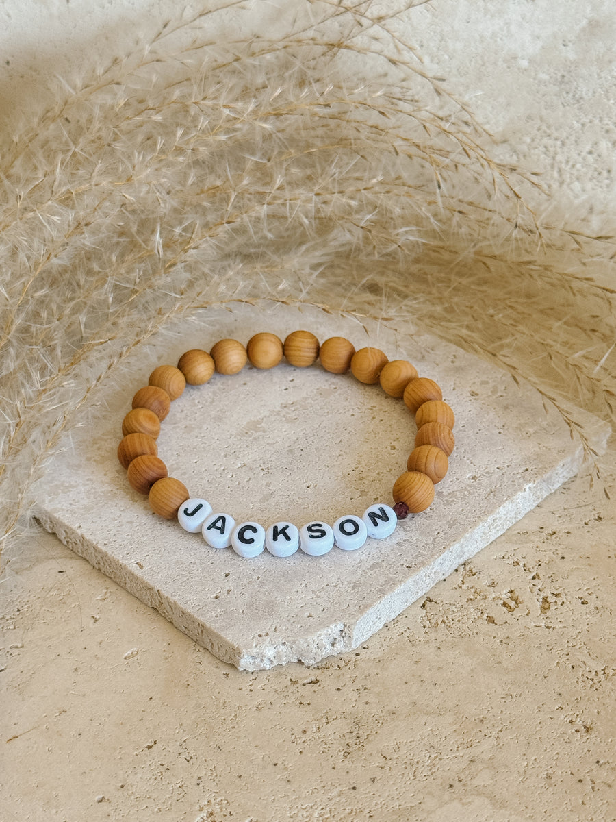 Custom Cedarwood Bracelet