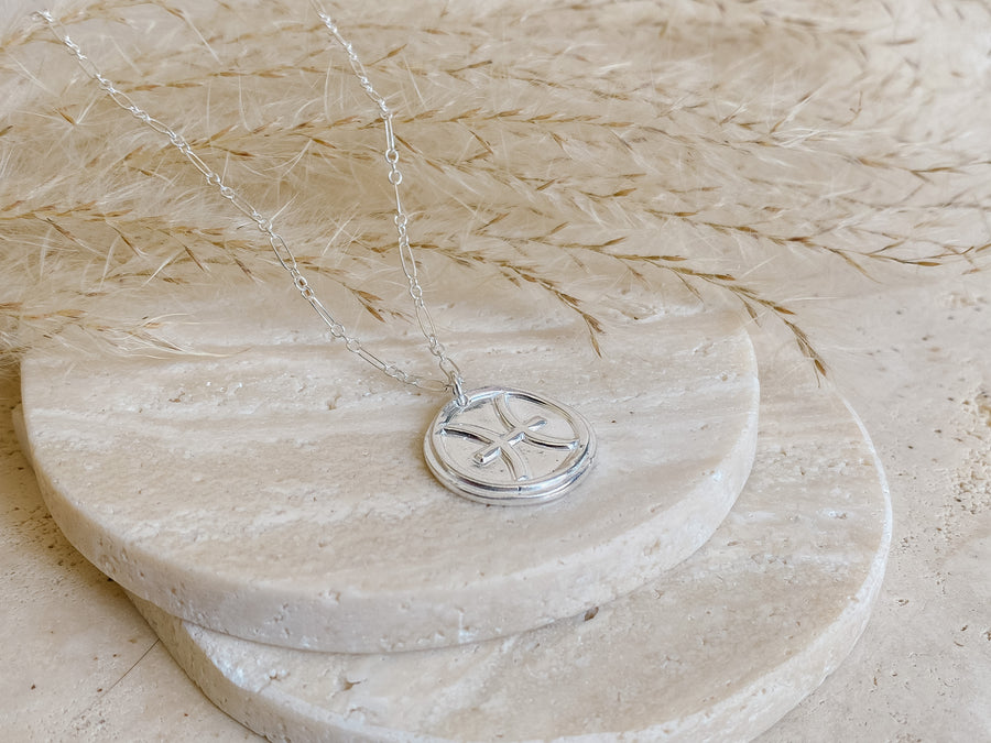 Pisces Necklace - Salt + Sage