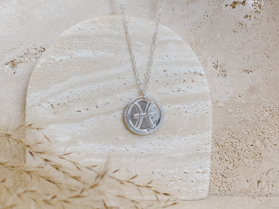 Pisces Necklace - Salt + Sage