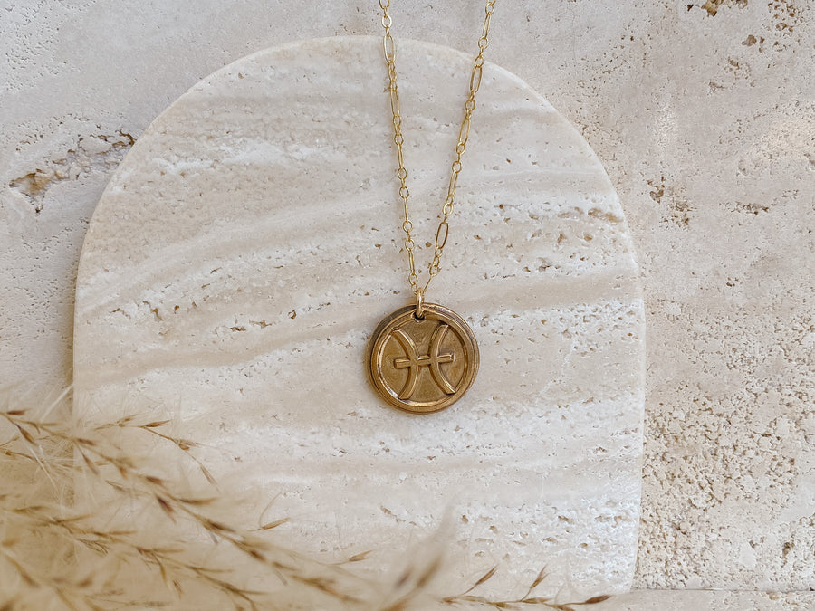 Pisces Necklace - Salt + Sage
