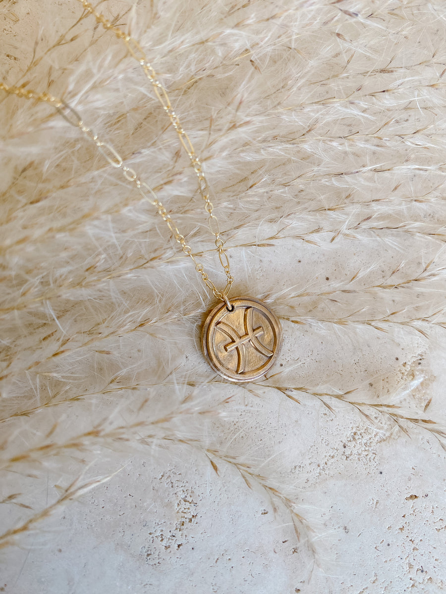 Pisces Necklace - Salt + Sage