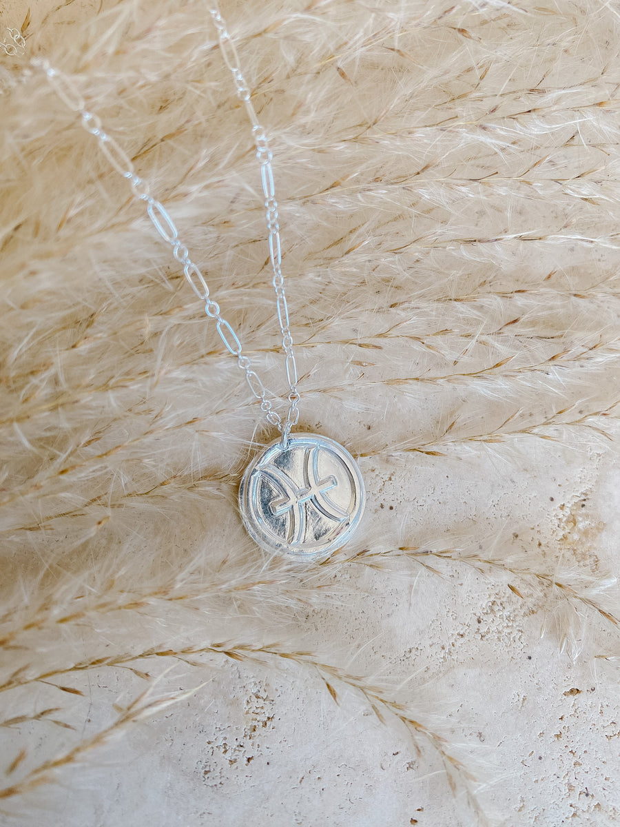 Pisces Necklace - Salt + Sage