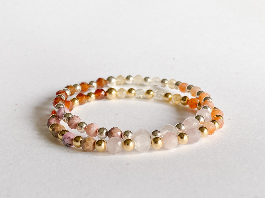 Sunset Ombré Bracelet - Salt + Sage