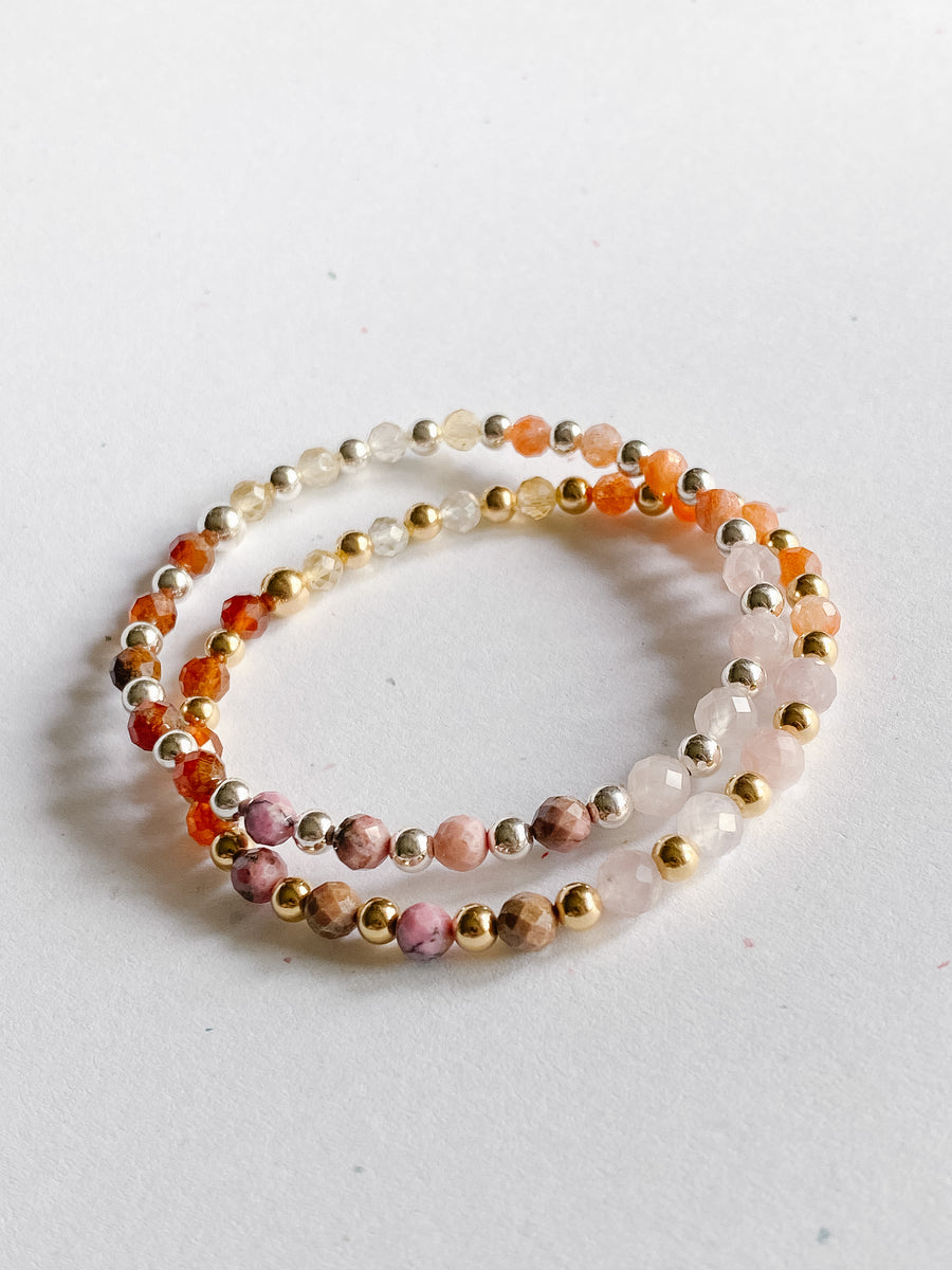 Sunset Ombré Bracelet - Salt + Sage