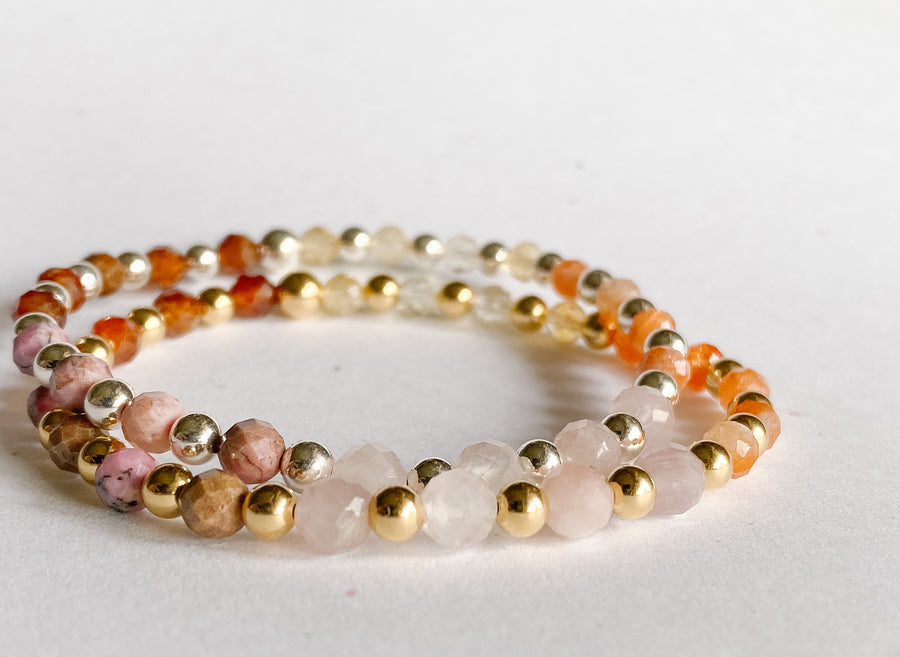 Sunset Ombré Bracelet - Salt + Sage
